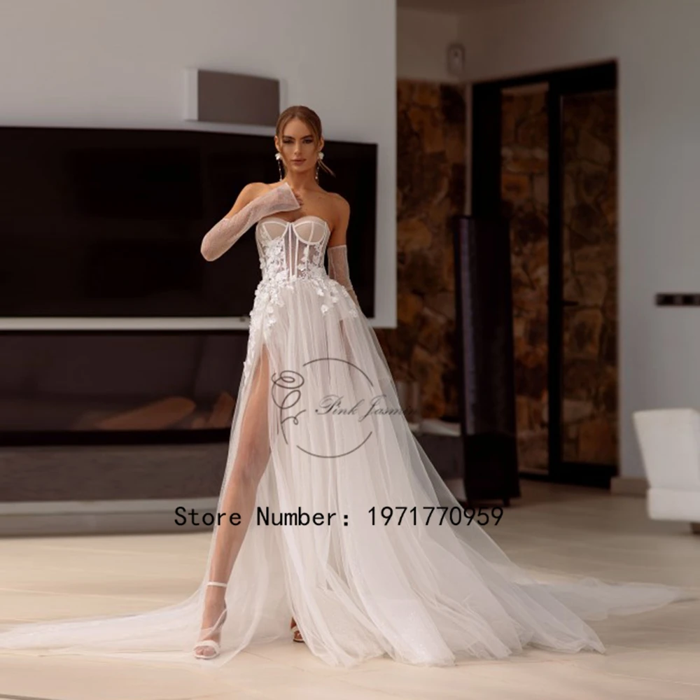 Vintage Sweetheart Lace Applique Tulle A Line Wedding Dresses Formal Bridal  Grown 2023 Rode De Morrie