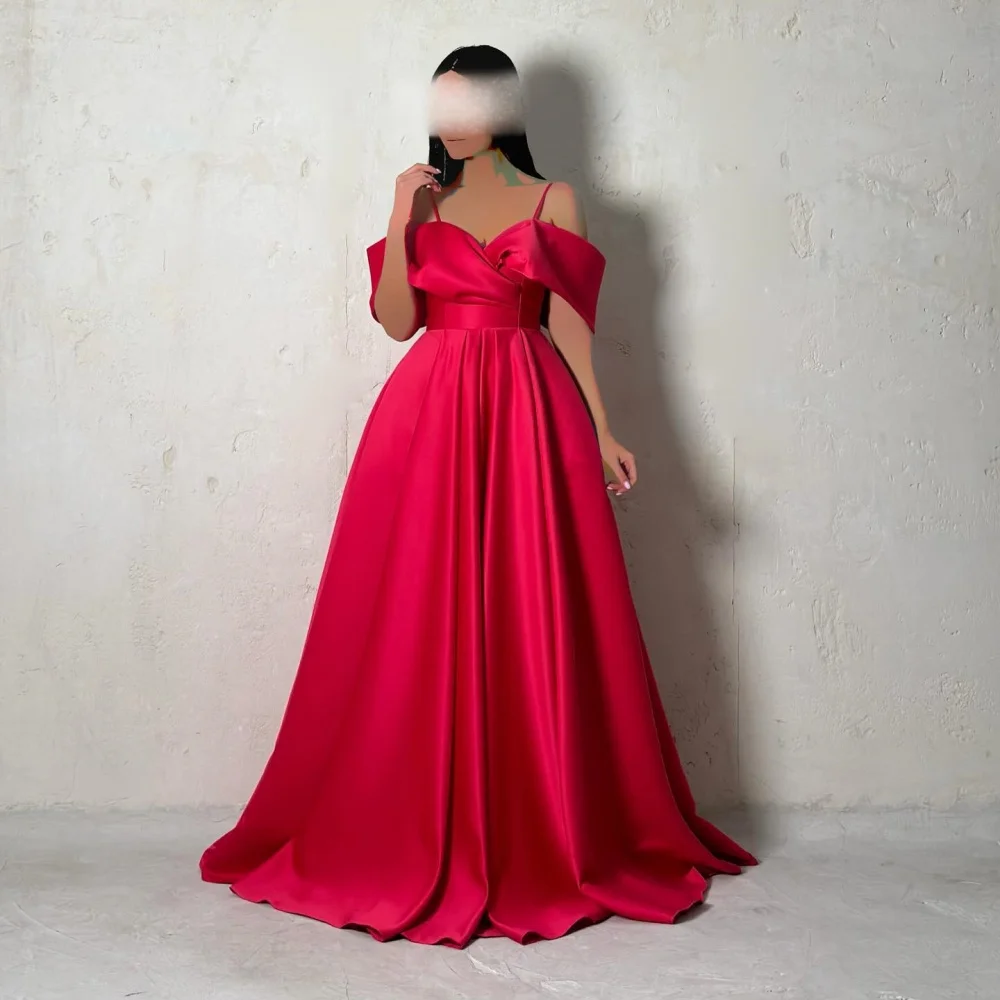 yipeisha Off-the-shoulder A-line Evening Dresses Draped Satin вечернее платье Платья для выпускного вечера 1