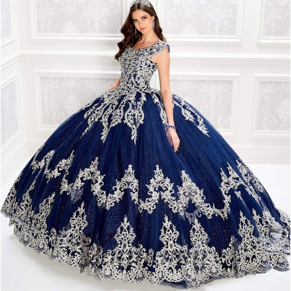 Valintimu Attractive Scoop Girl Princess Birthday Party Ball Dress Appliques Beads Vestido De 15 Anos Personalised Drop Shipping 1