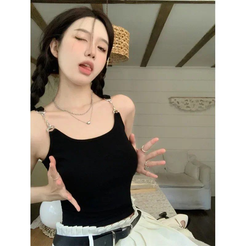 Wearing Sleeveless Suspender Vest for Women's Summer Korean