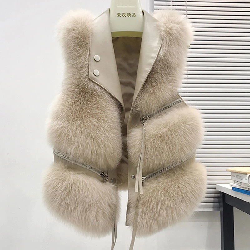 Hermès Pre-Owned Sleeveless Fur Jacket - Farfetch