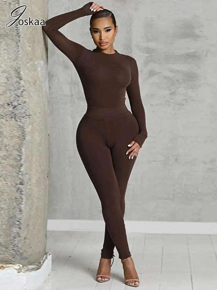 Joskaa Sexy Black Red Lace See Through Mini Dress Fashion With Leggings  Matching Set 2023 New