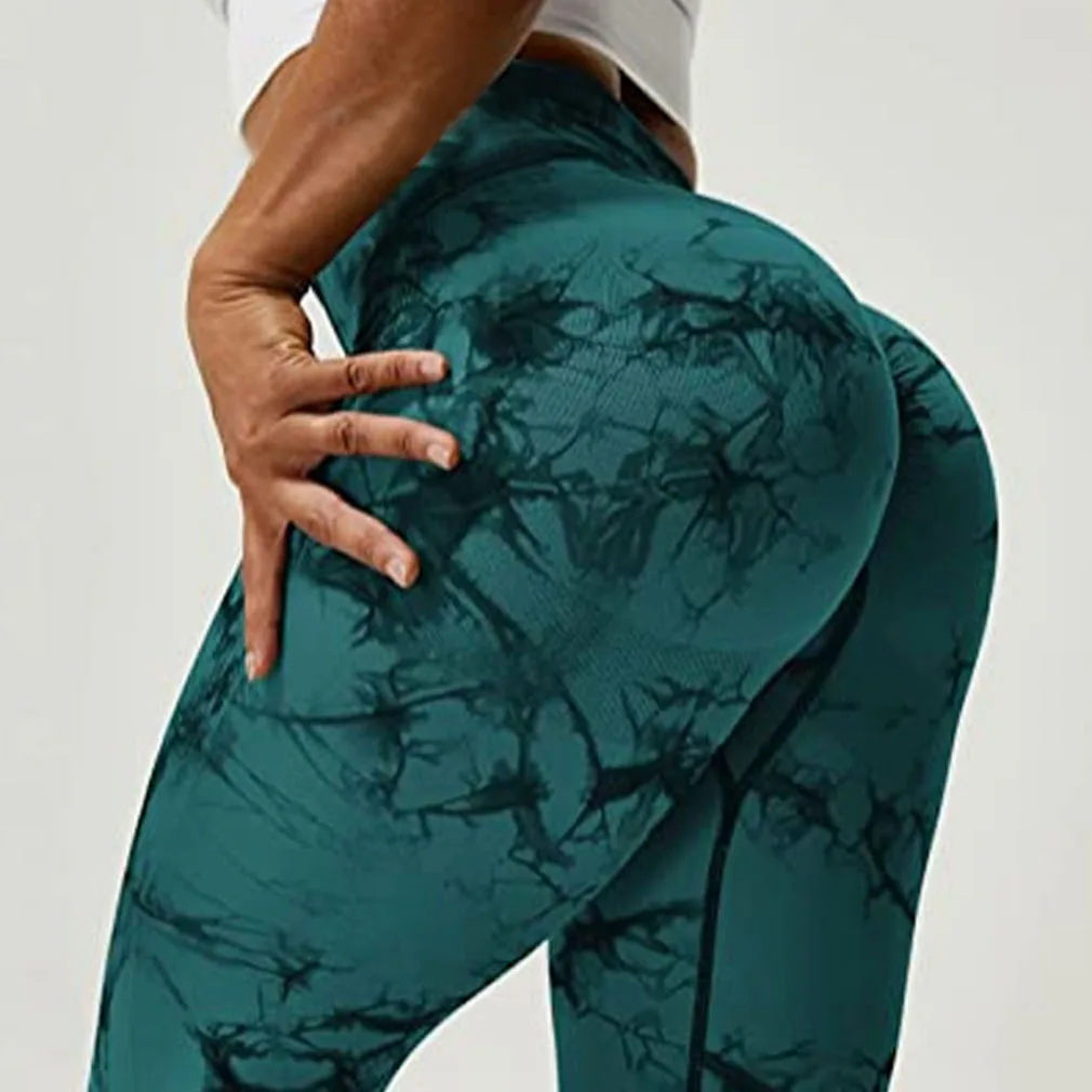 High Waist Seamless Women's Peach Hip Yoga Pants Gym Exercise