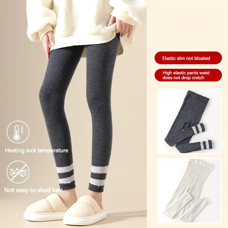 One Size Thermal Bottom Girls' Warm Pants Thermal Tights Pantalon Fleece  Lined Leggings Fashion Winter Keep Warm Stretch Legging, Beyondshoping