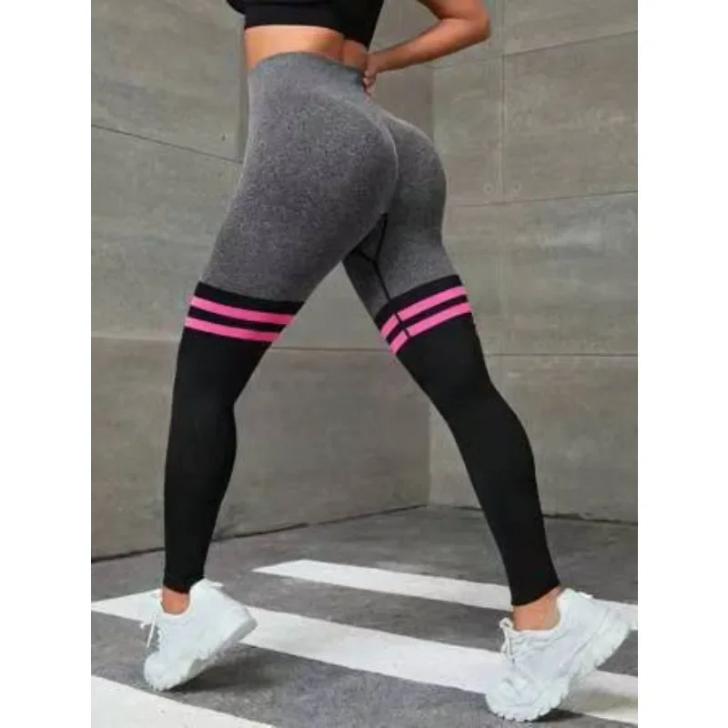 Hollow Out Fitness Leggings Sport Women Yoga Pants Workout Mesh Legging  Butt Lift Sport Trousers Gym Yoga Legging (Color : Rosered, Size : L)