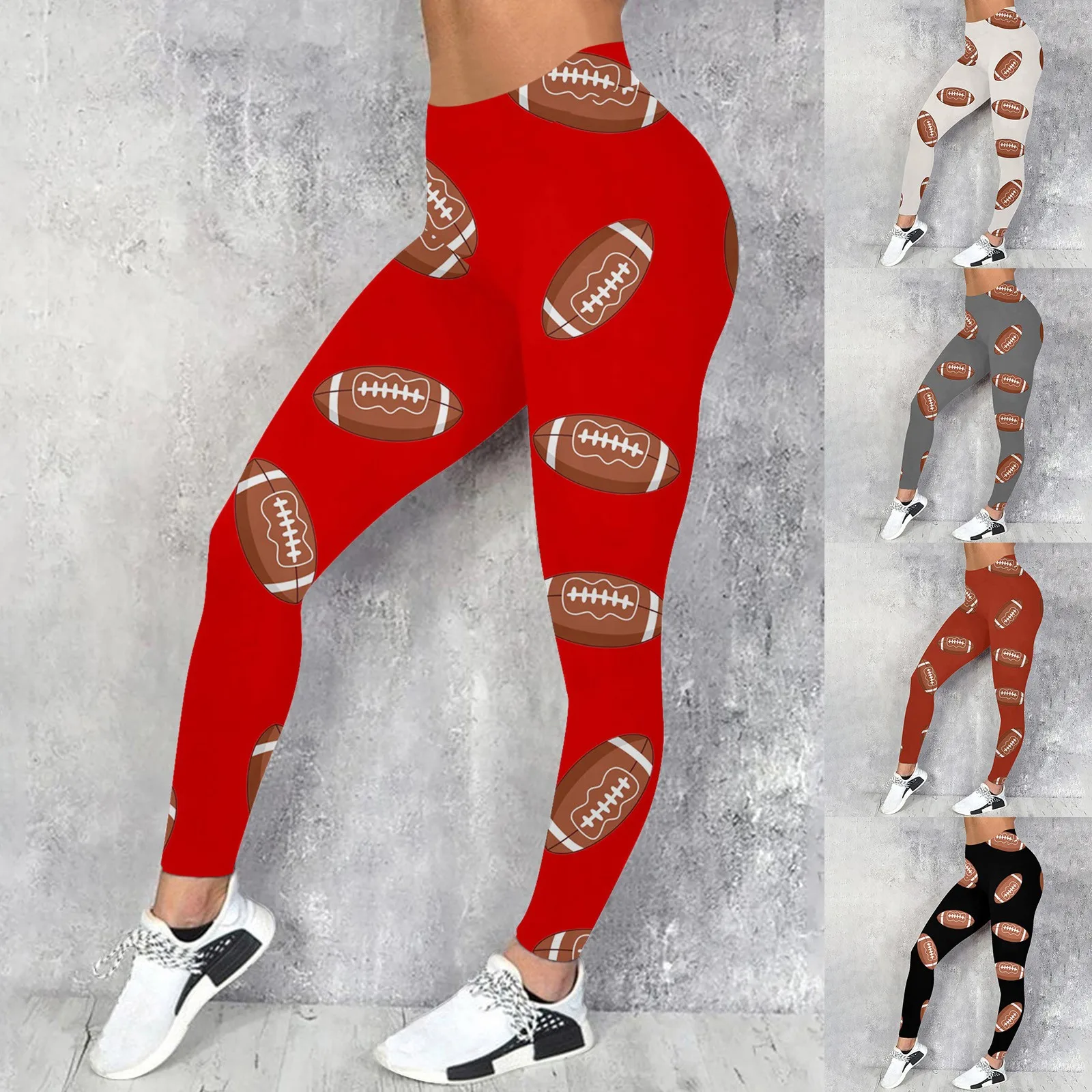 Womens Casual Comfort Printed Sport Leggings Workout Trousers