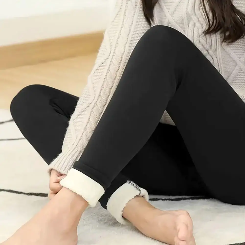 Winter Plush Thermal Skinny Pantyhose Leggings For Women Warm
