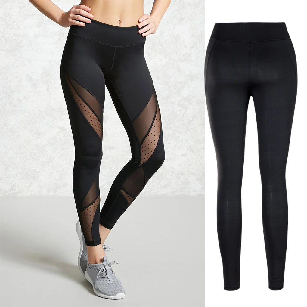 Buy Ankle-Length Sports Leggings with Mesh Panel Online at Best Prices in  India - JioMart.