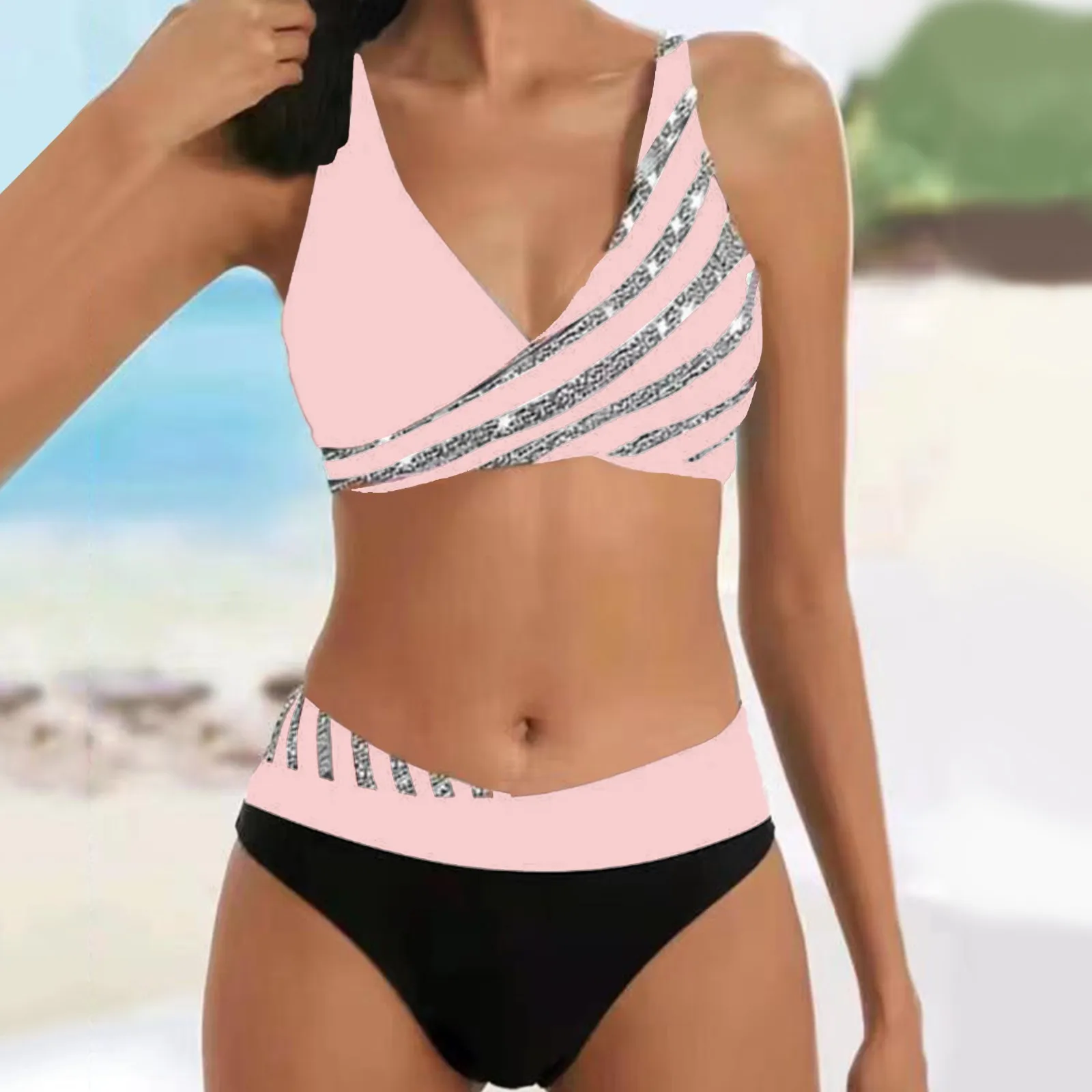 Bikini 2024 New Swimsuit Women Swimwear Sexy Push Up Bikinis Set Micro  Bathing Suit Summer Brazilian Beach Wear Two Pieces Suits