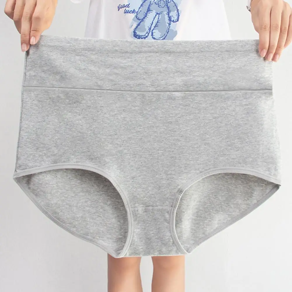 3PCS/LOT Women's Underwear Plus Size Cotton Panties Ladies Color Contrast  Brief Sexy Lingerie High Waist Pantys Underpant Thongs - AliExpress