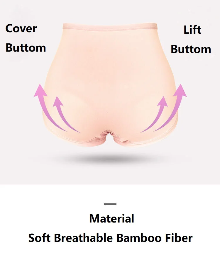 6pcs Plus Size Women's Soft Breathable Monochrome Comfortable Underwear