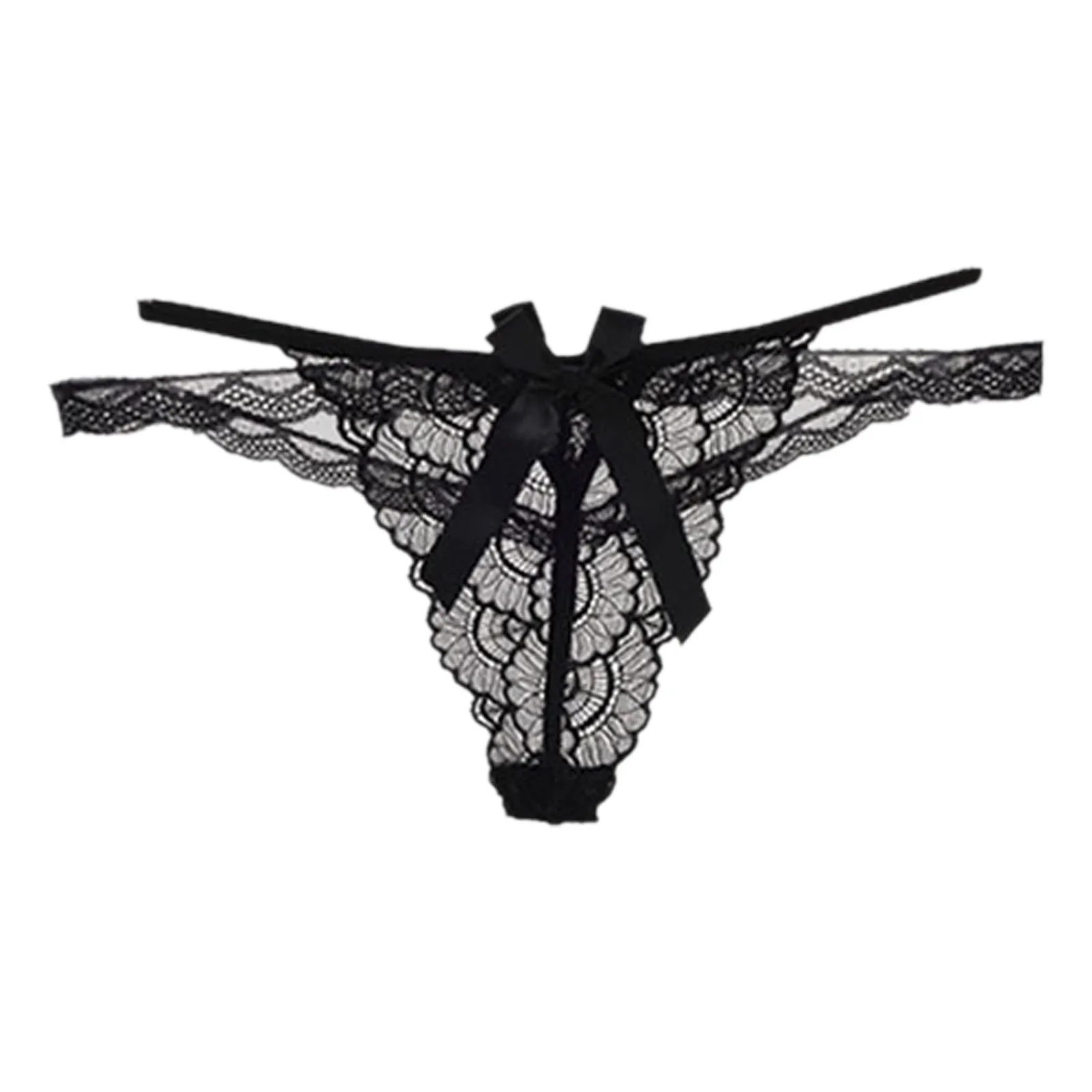 M-3XL Sexy Lace Panties for Women Breathable Hollow Out Briefs Low