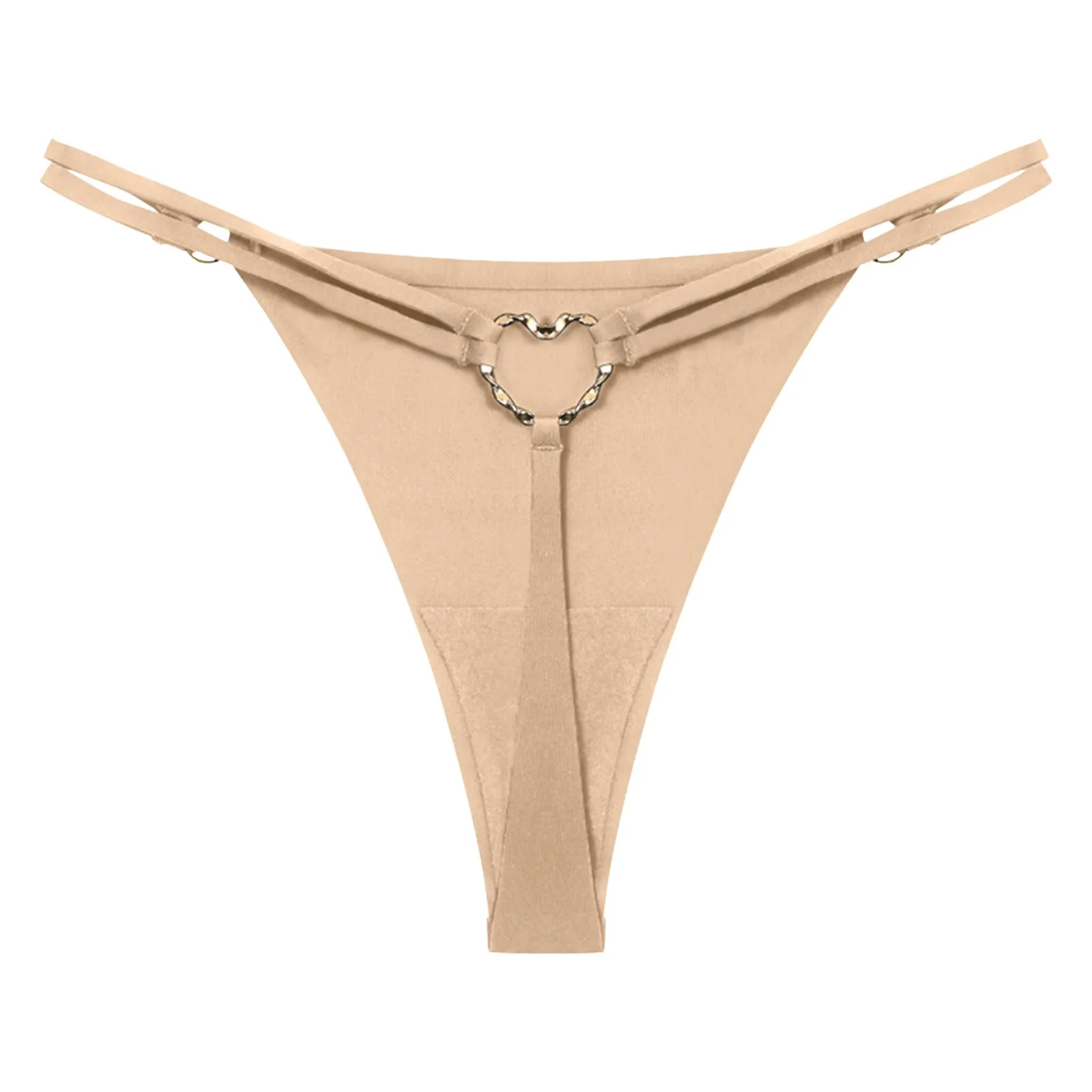 Lingerie Sexy G Strings Women V-shaped Metal Panties Low-rise Thong Female  Sexy Panties Underwear