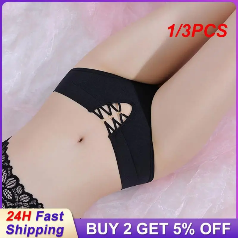 New Panties Women Lace Underwear Sexy Low Waist Briefs Hollow Out