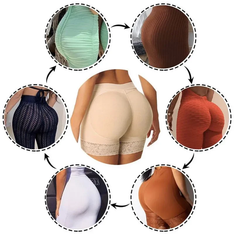 Women Butt Lifter Panty Fake Buttock Body Shaper Padded Underwear Lady Lift  Bum High Waist Tummy Control Hip Panties - AliExpress