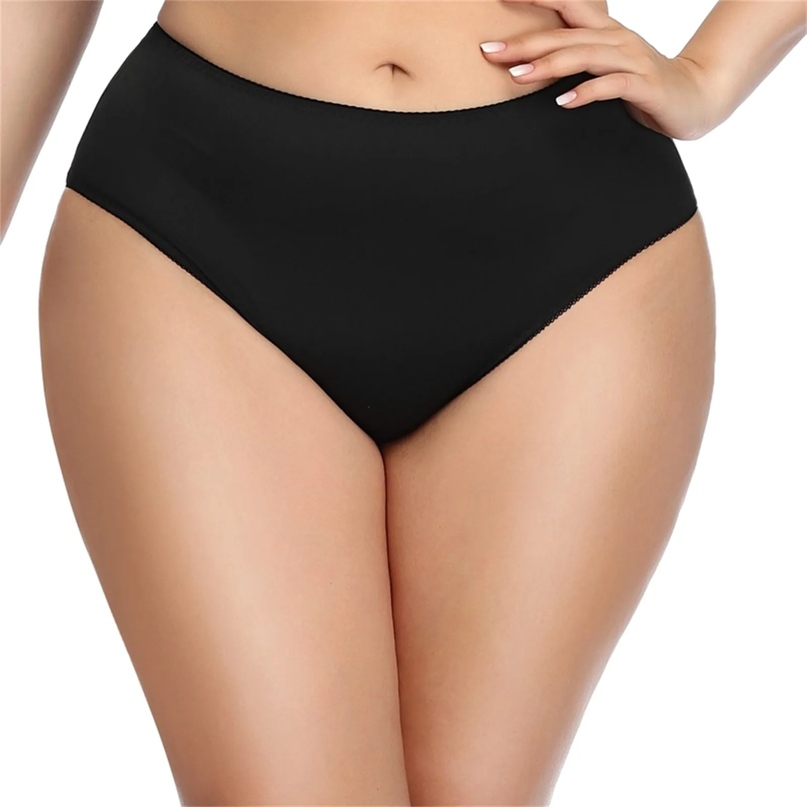 Buy Wholesale China Solid Color Seamless Cheeky Underwear High