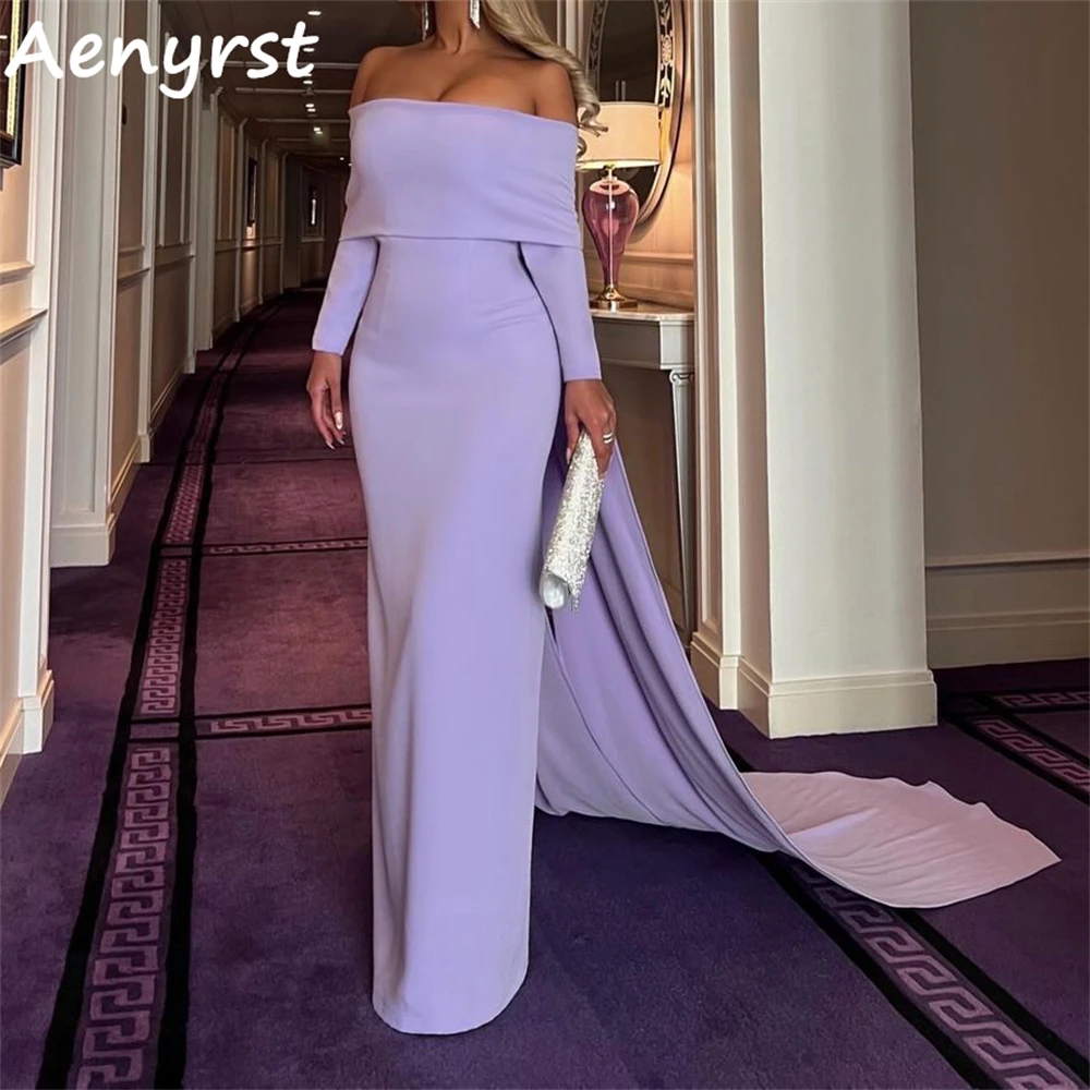Ankle Length Prom Dress For Women 2023 One Shoulder Puff Sleeves Modern  Party Gown Simple Straight Evening Dress Custom Color Beige US Size 6