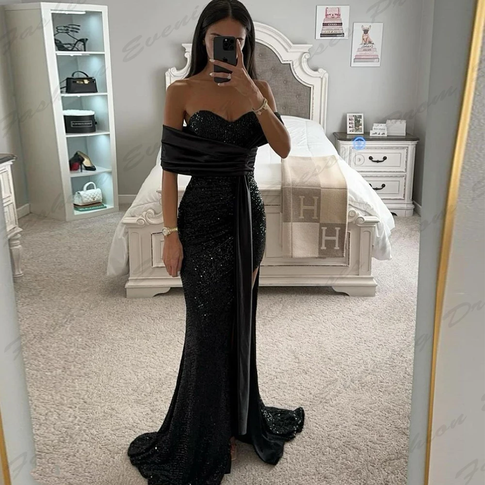 Flower Embellished Half Sleeve Discount Evening Gowns With Front Slit For  Dubai Arabic Parties, Proms, Pageants, And Celebrities From  Weddingdress1989, $94.48 | DHgate.Com