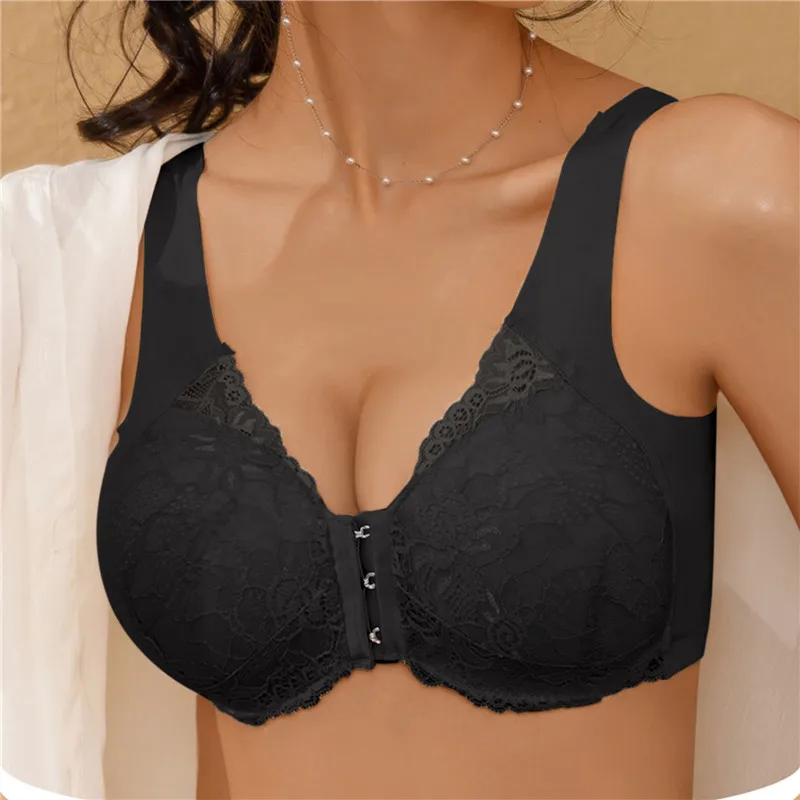 Wacoal Bra Front Buckle Small Chest Gathered No Steel Ring Big Chest Shows  Small Cloth Breast Anti-Sagging Style
