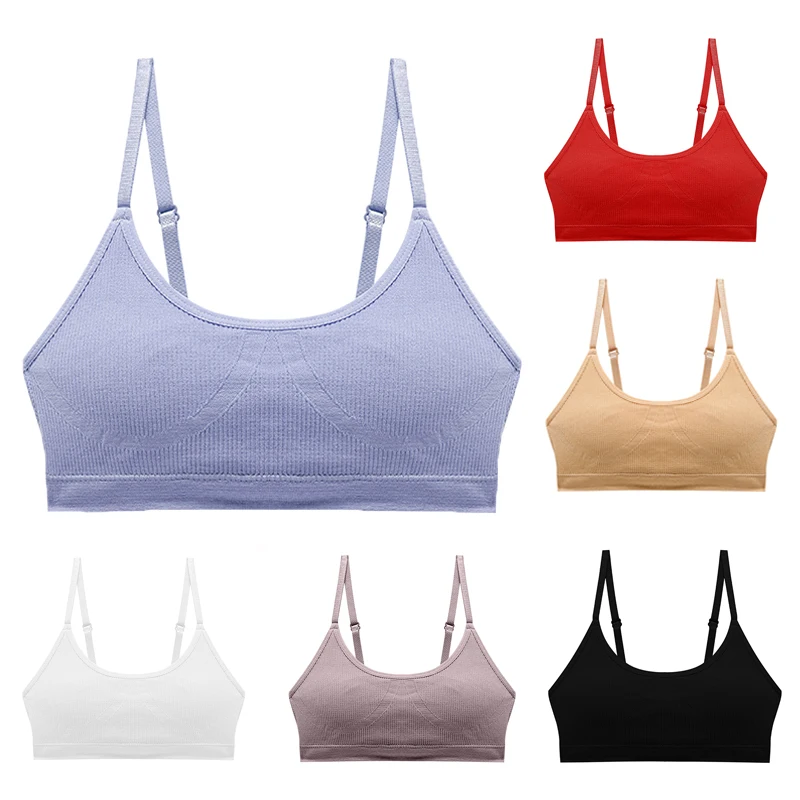 Women´s Fashion Backless Modal Adjustable Strap Built In Bra Padded Self  Mold Bra Tank Tops Crop Top Camisole Vest Sleeveless Tops 