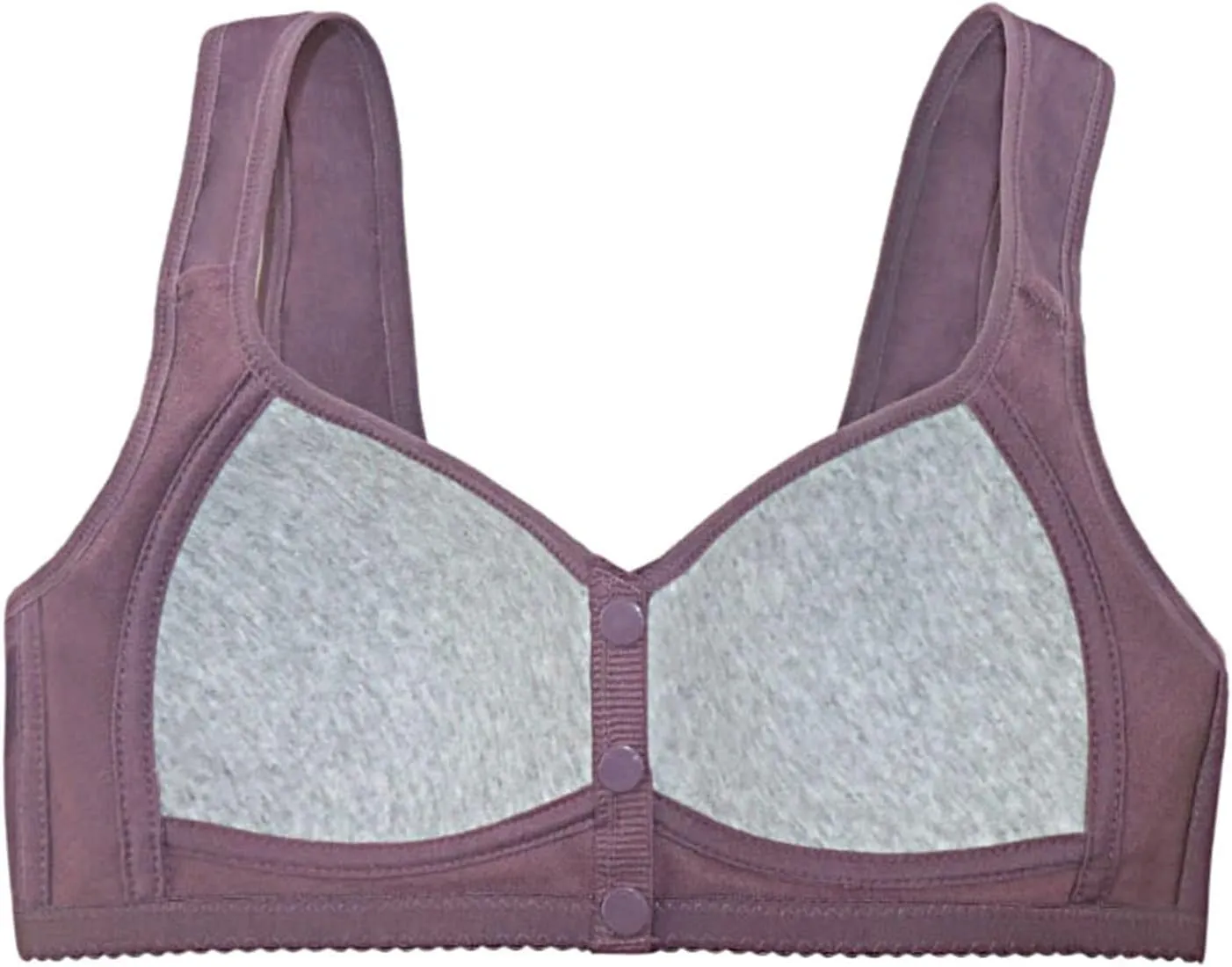 Daisy Bra for Seniors Front Closure,Comfortable Breathable Front