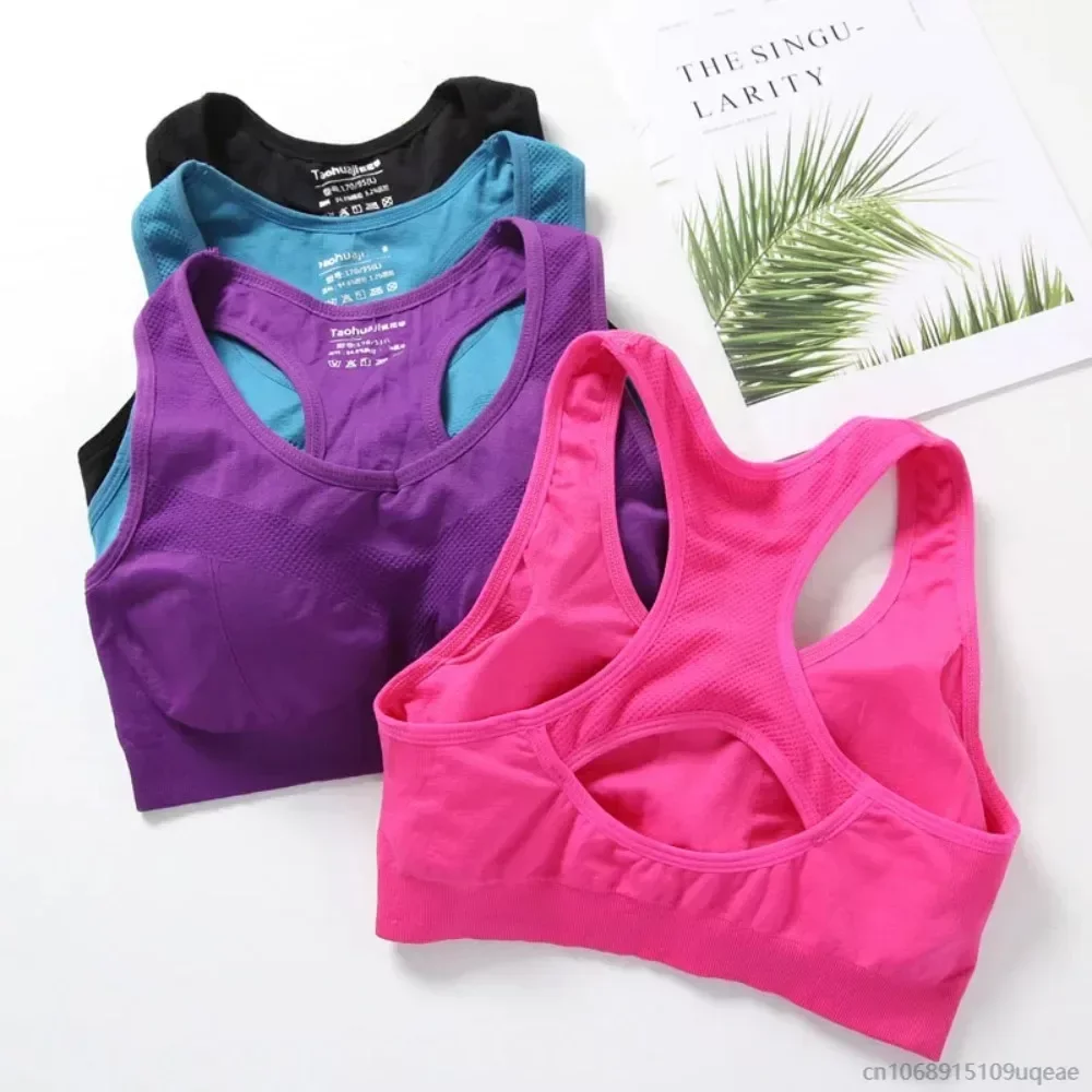Breathable Sports Bras for Women, Push Up Bra, Fitness Gym Running