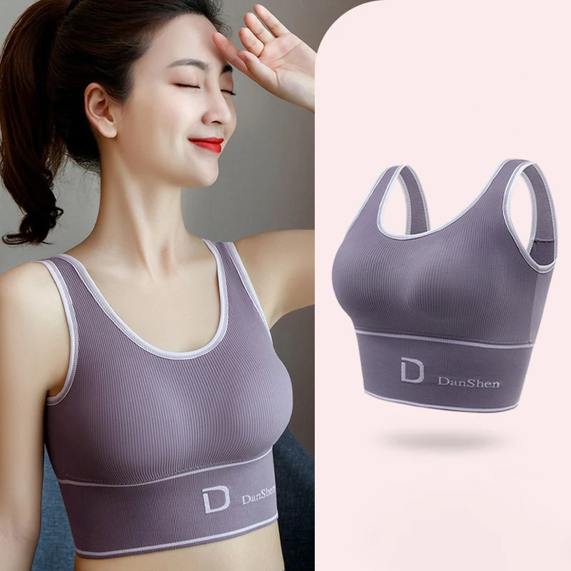 Sexy Women Sports Yoga Bras Push Up Bralette Breathable Seamless Underwear  With Pads Fitness Workout Gym Crop Tops Running Vest, Beyondshoping