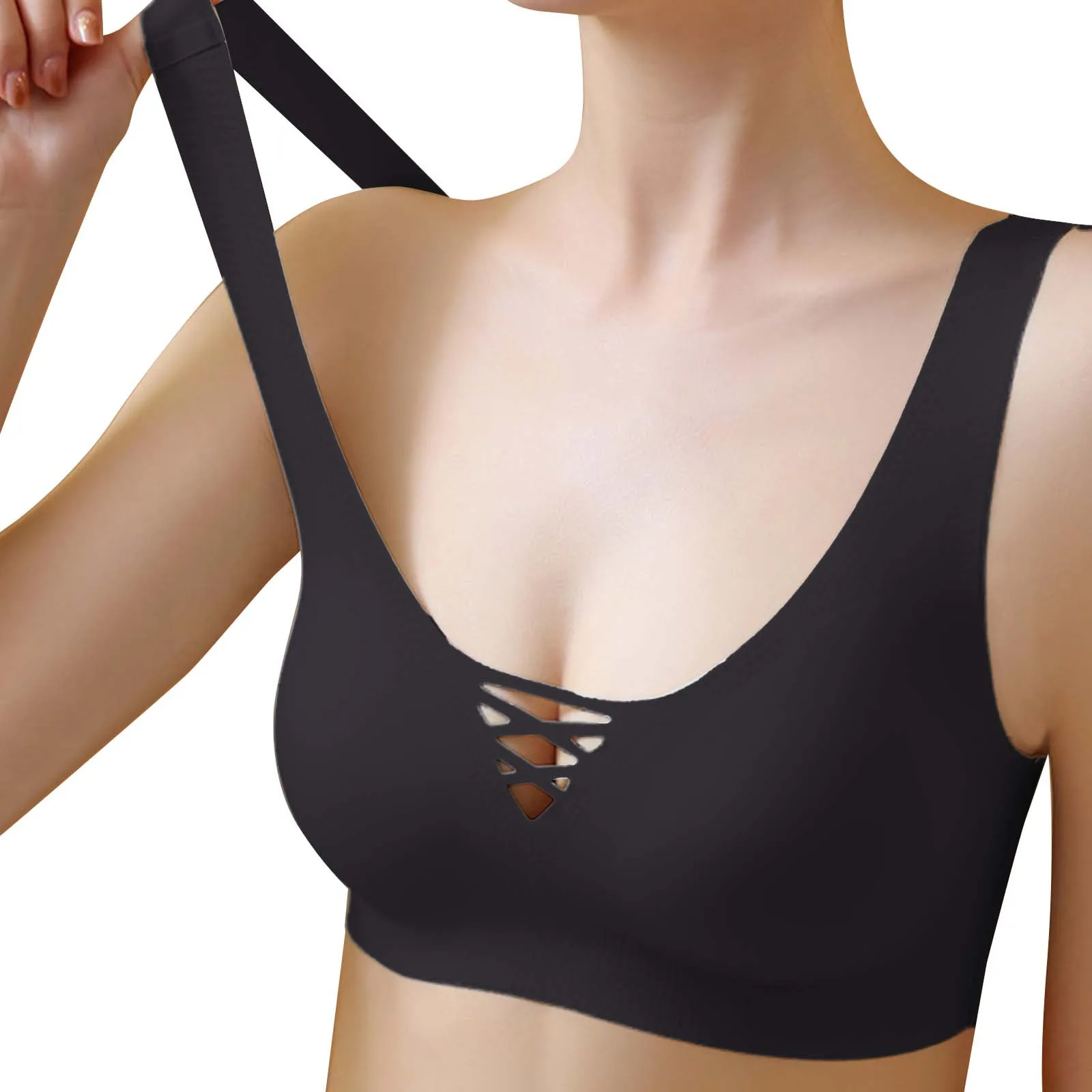 Non-wired push-up bra