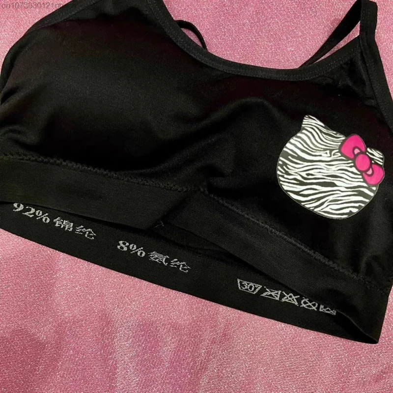 Sanrio Hello Kitty Sexy Low Cut Sling Women Deep V Lace Underwear