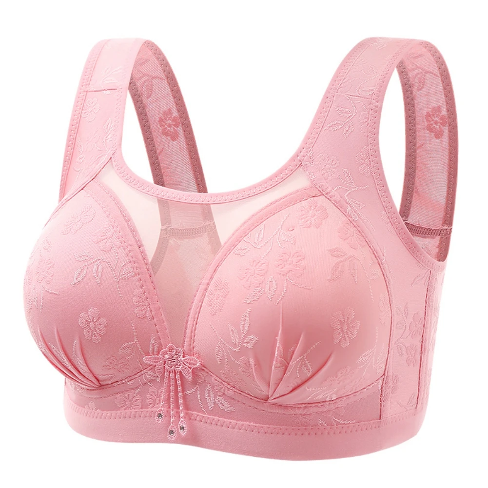 Plus Size Women Bandeau Bra Back Closure Brassiere Wirefree Bralette Full  Cup Everyday Floral Bras Active Bras NEW, Beyondshoping