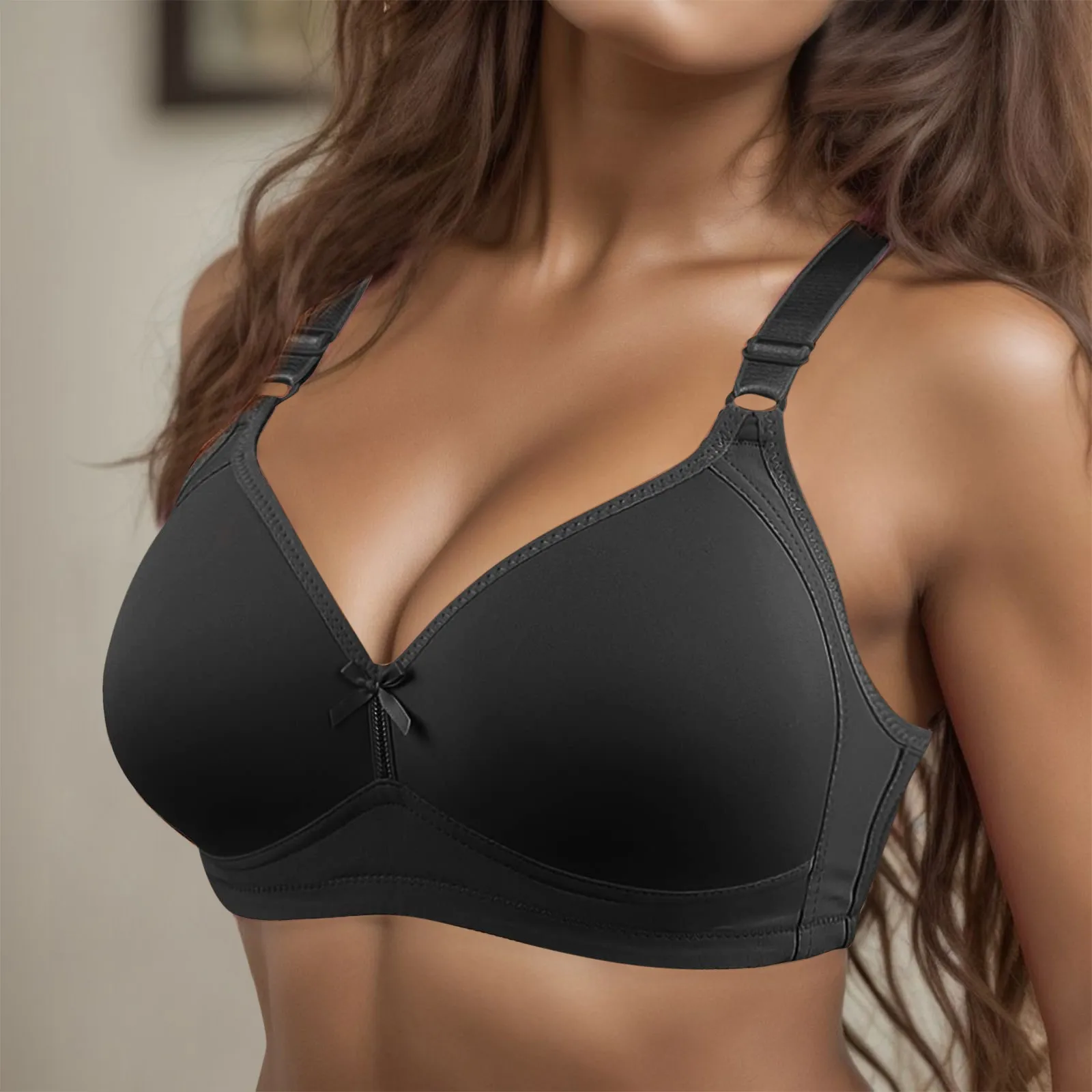 New Large-sized and Thin Style Without Steel Ring Bra Comfortable