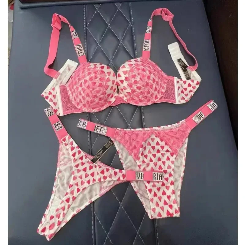 Wholesale Women Sexy Lace Push-Up Bra Panty Set