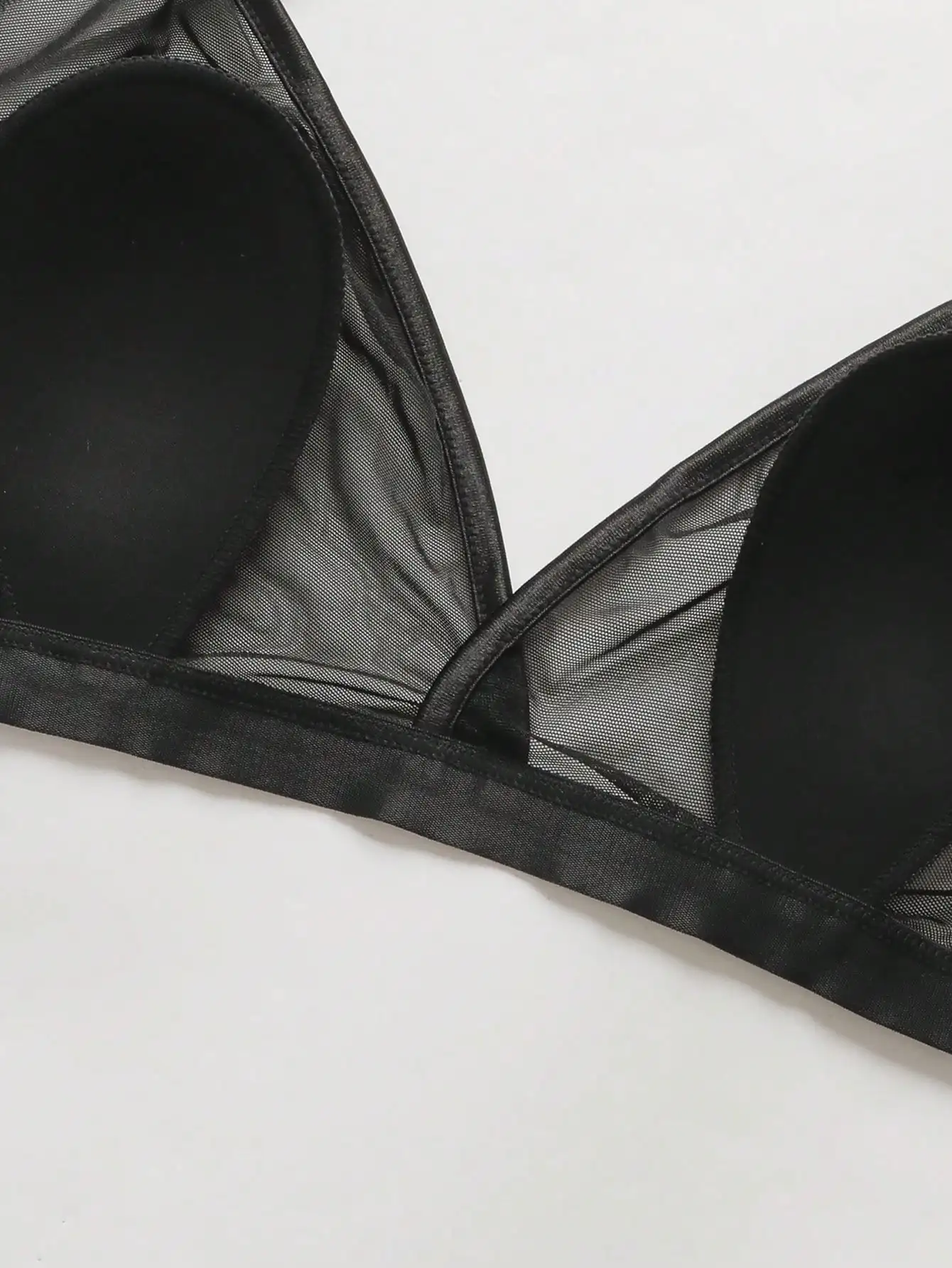 Womens Underwear Perspective Bras For Men Mesh Ultra-thin Bralette