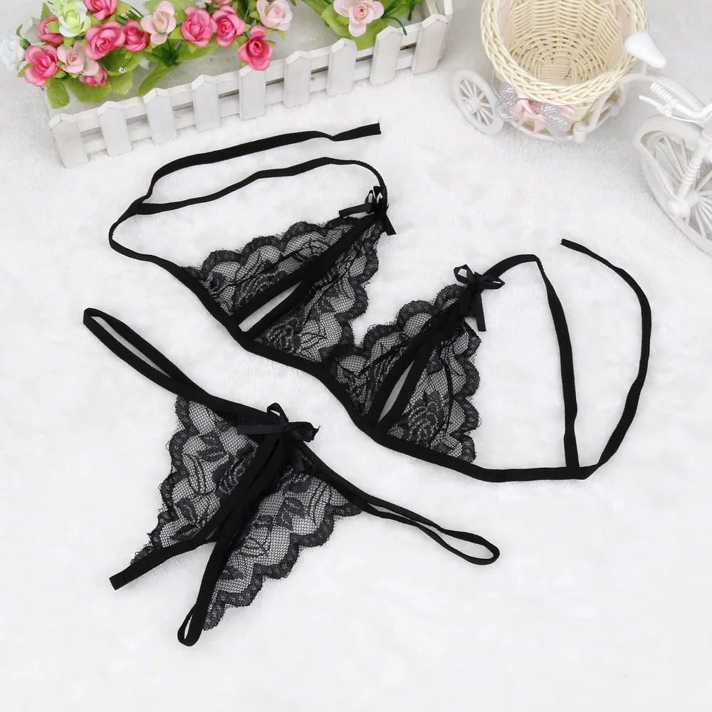 Set Women Adjustable Bra Panties Set Sexy Stretch Sport Bra Thong Briefs  Style Panty Bralette Crop Top Intimates Lingerie Set, Beyondshoping