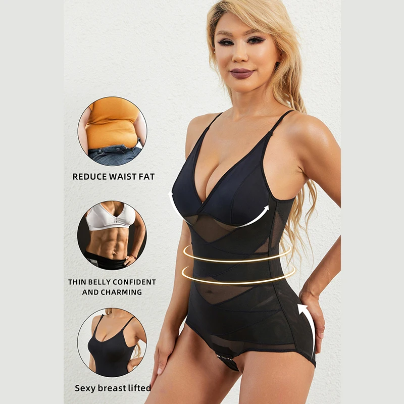 Women Bodysuit Seamless Slimming Butt Lifter Flat Belly Shapewear