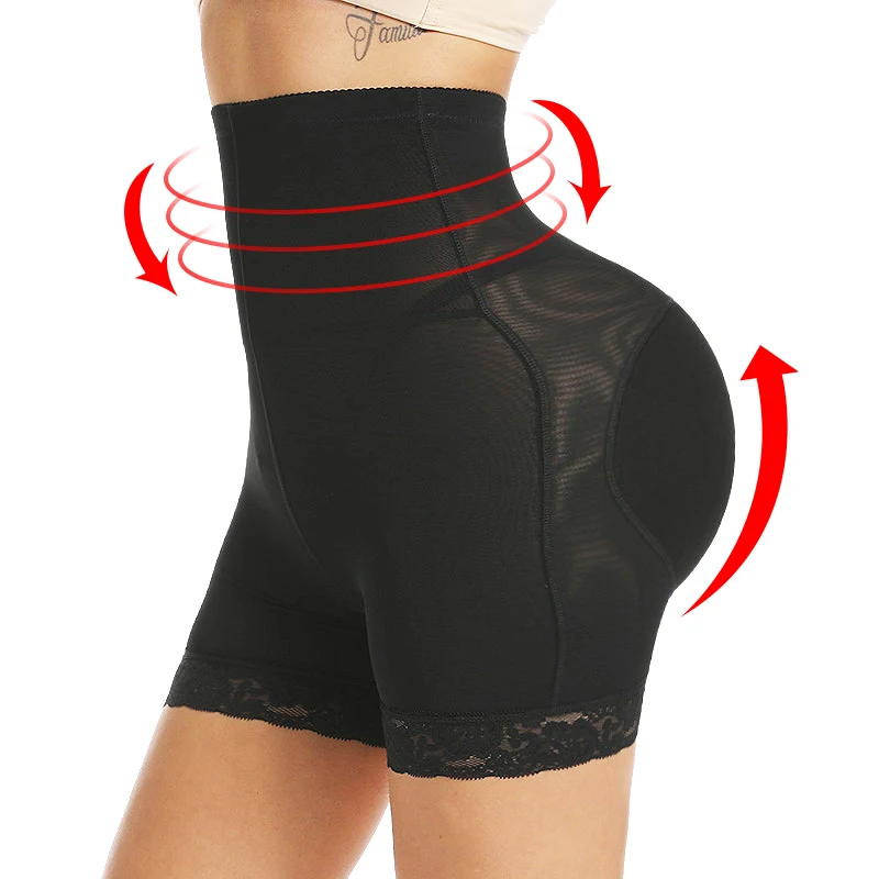 Women's Seamless Padded Shapewear Brief Butt Lifter Hip Enhancer Tummy  Control Briefs Panties Underwear Body Shaper 