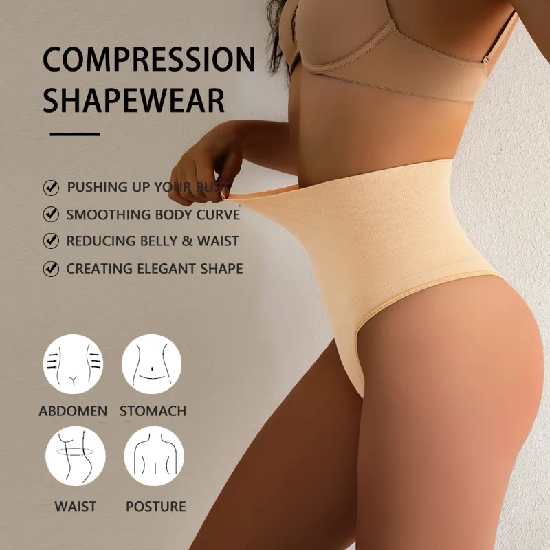 Sh-0001 High Waist Belly Panty Women Shaping Panties Breathable Body Shaper Slimming  Tummy Underwear Panty Shapers