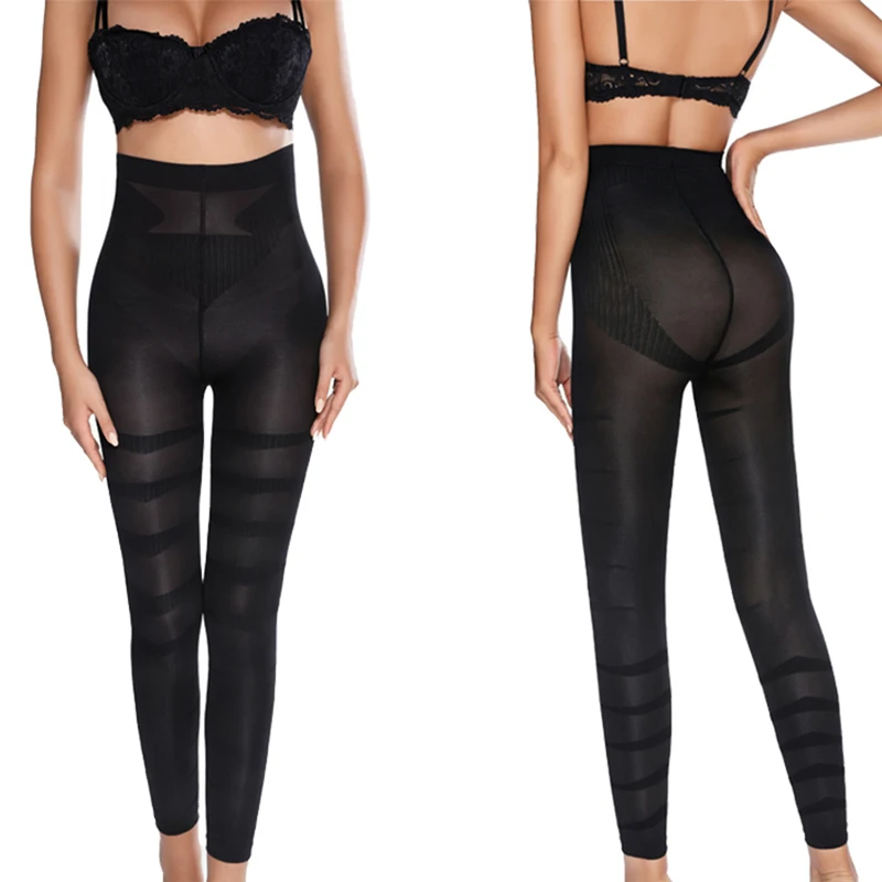 High Waist Anti Cellulite Compression Leggings For Slimming From