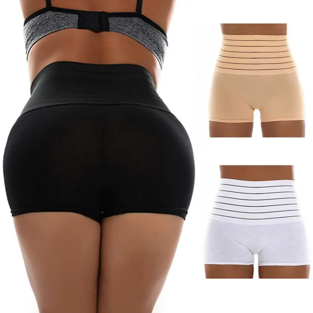 Women's Body Shaping Underwear High Waist Hip-Lifting Lace Transparent Butt  Lifter Shapewear Trainer Body Shaper