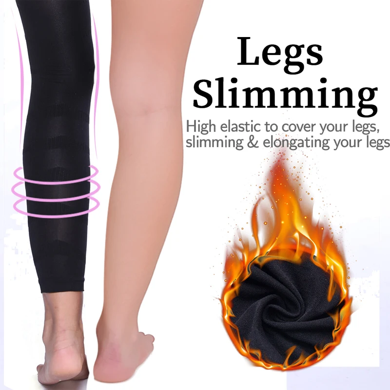 Anti Cellulite Compression Leggings Leg Slimming Body Shaper High