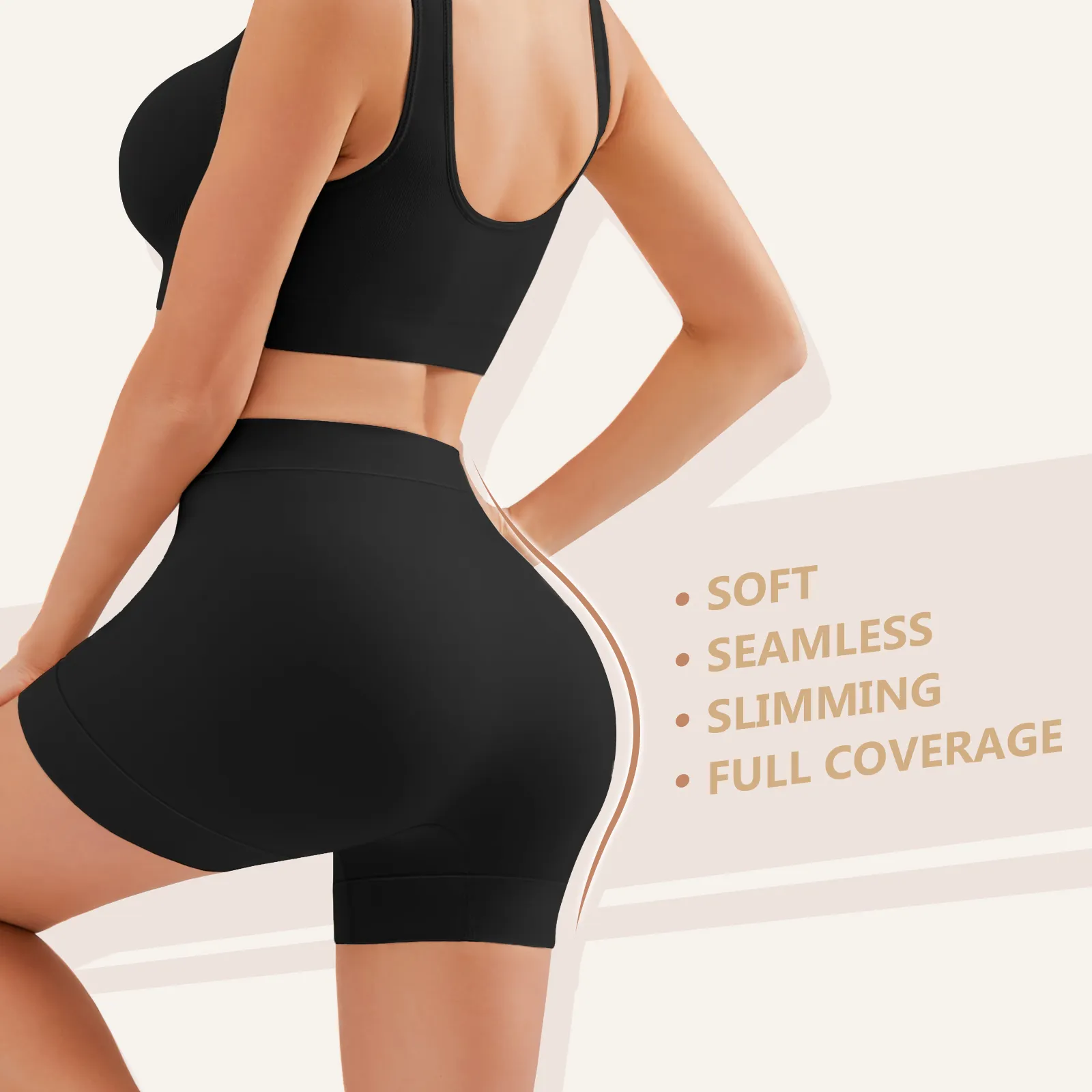 Summer Seamless Safety Shorts High Waist Body Shaper Comfort Panties Sports Shorts  Womens Clothes Gym Slimming Female Underwear, Beyondshoping