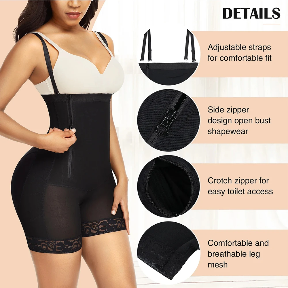 Colombian Slim Body Shaper With Tummy Control, Butt Lifter, And