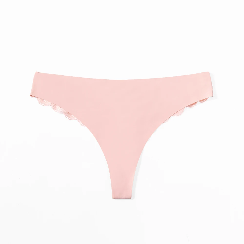 Warmsteps 3pcs/set Seamless Women's Panties Solid Color Silk Satin