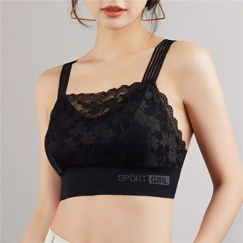 Fashion Tube Bra With Elastic Band Women Quick Easy Clip-on Lace