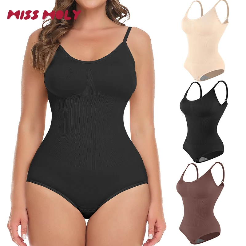 Lace Shapewear Body Suits for Women Body Shaper Zip Up Tummy Control Plus  Size Bodysuit Women's Casual Smoothing Sexy