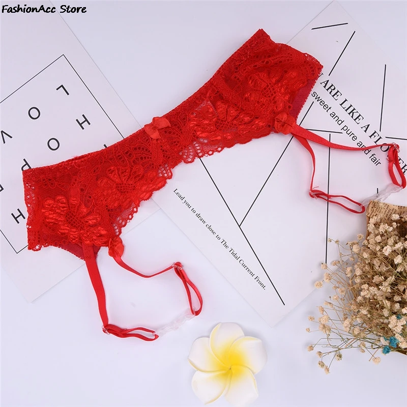 Sensual Flowers Suspender Belt