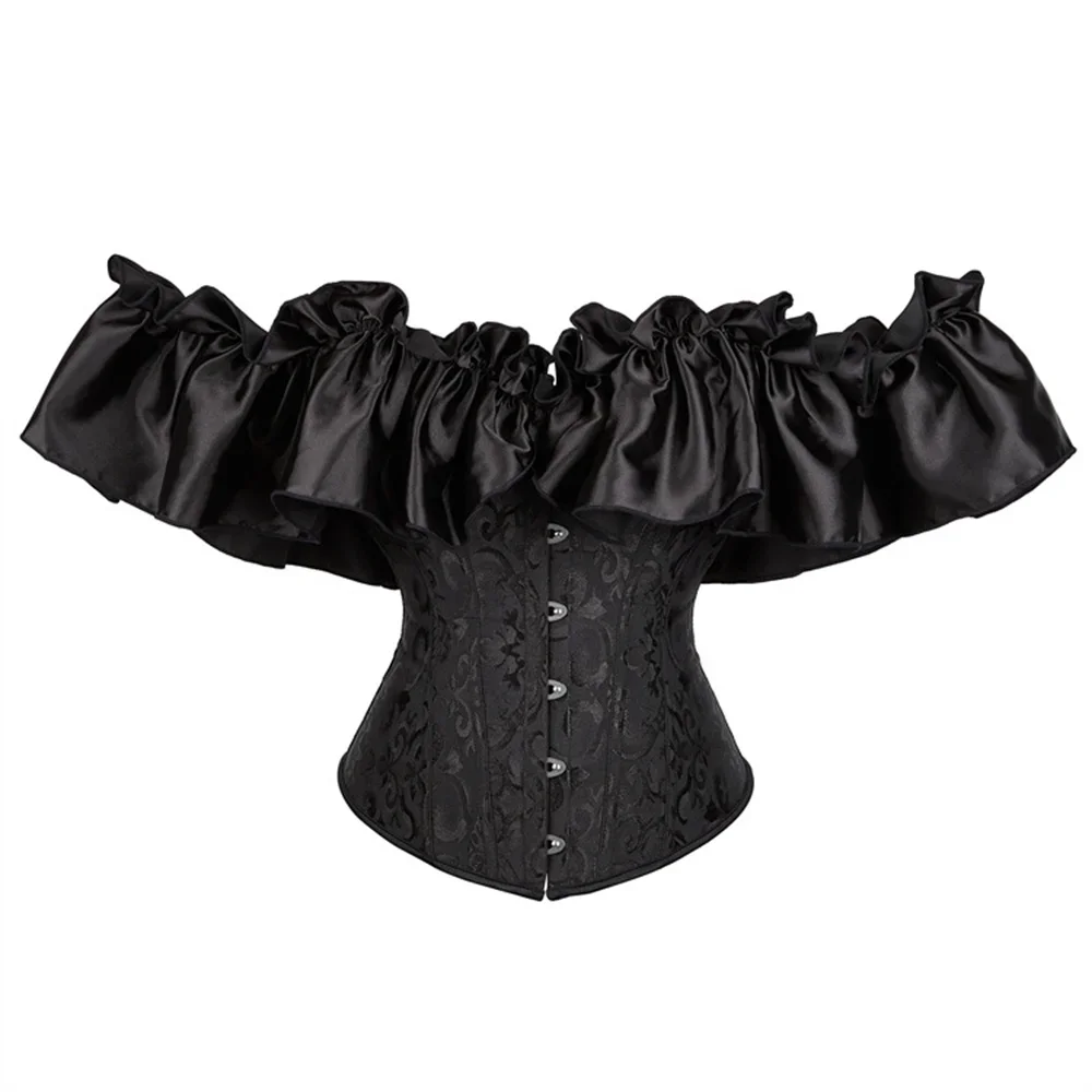 gothic retro women's waist belt girdle shapewear Ladies bust waist