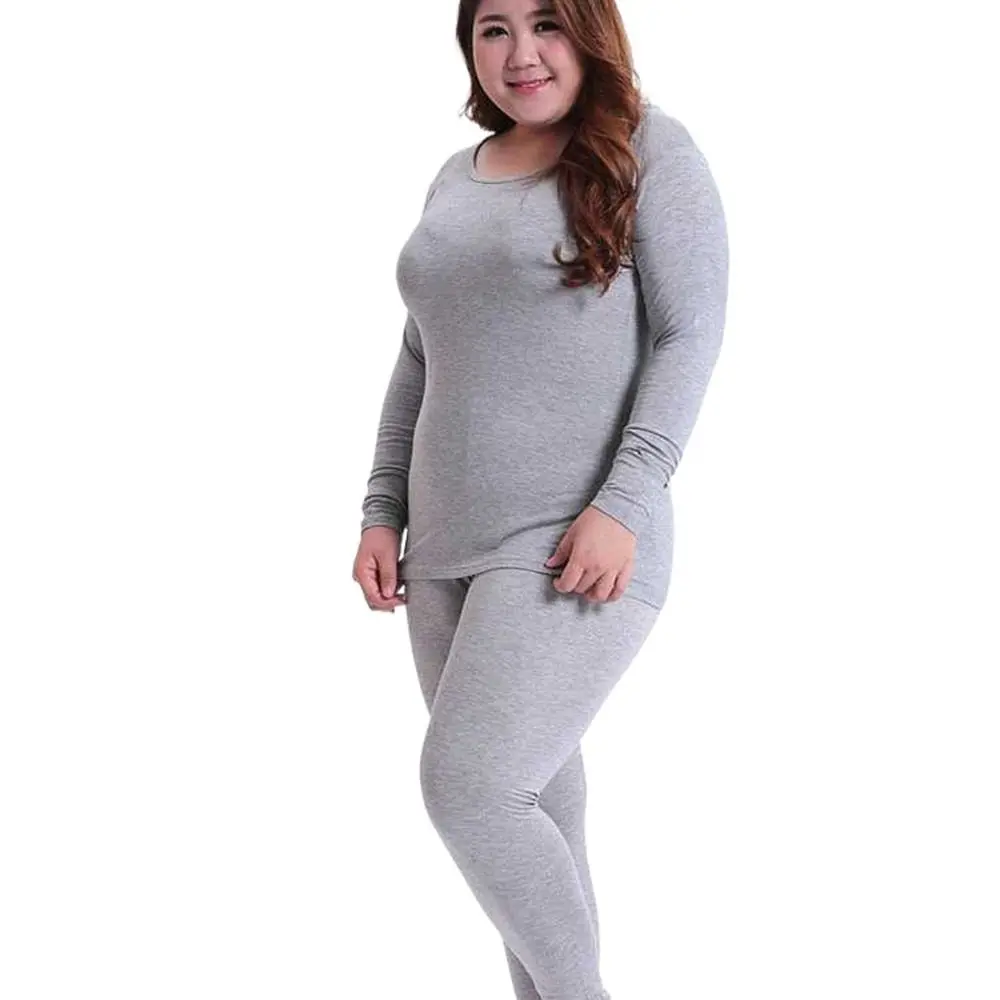 Thermal Suit Long Sleeve Women's Long Pants Pure Cotton Thermal