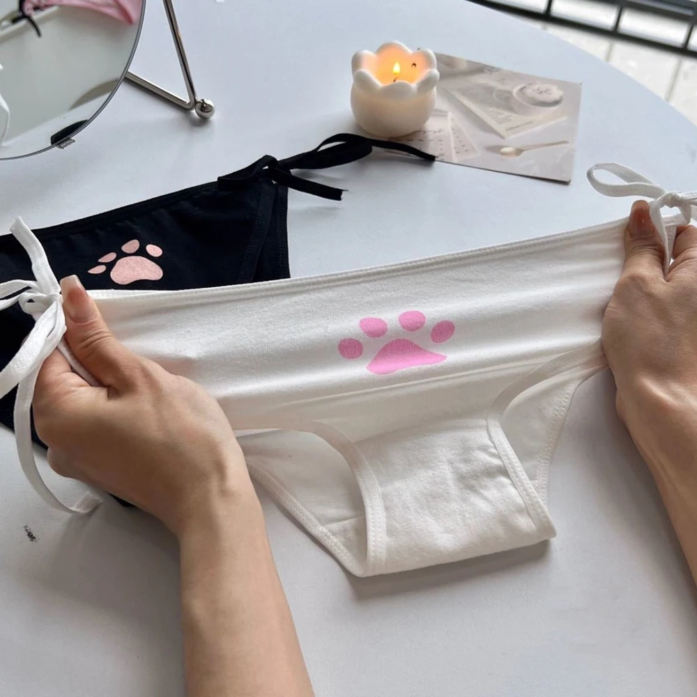 3Pcs/Set Women's Panties Cotton Breathable Panty Sexy Briefs Cute