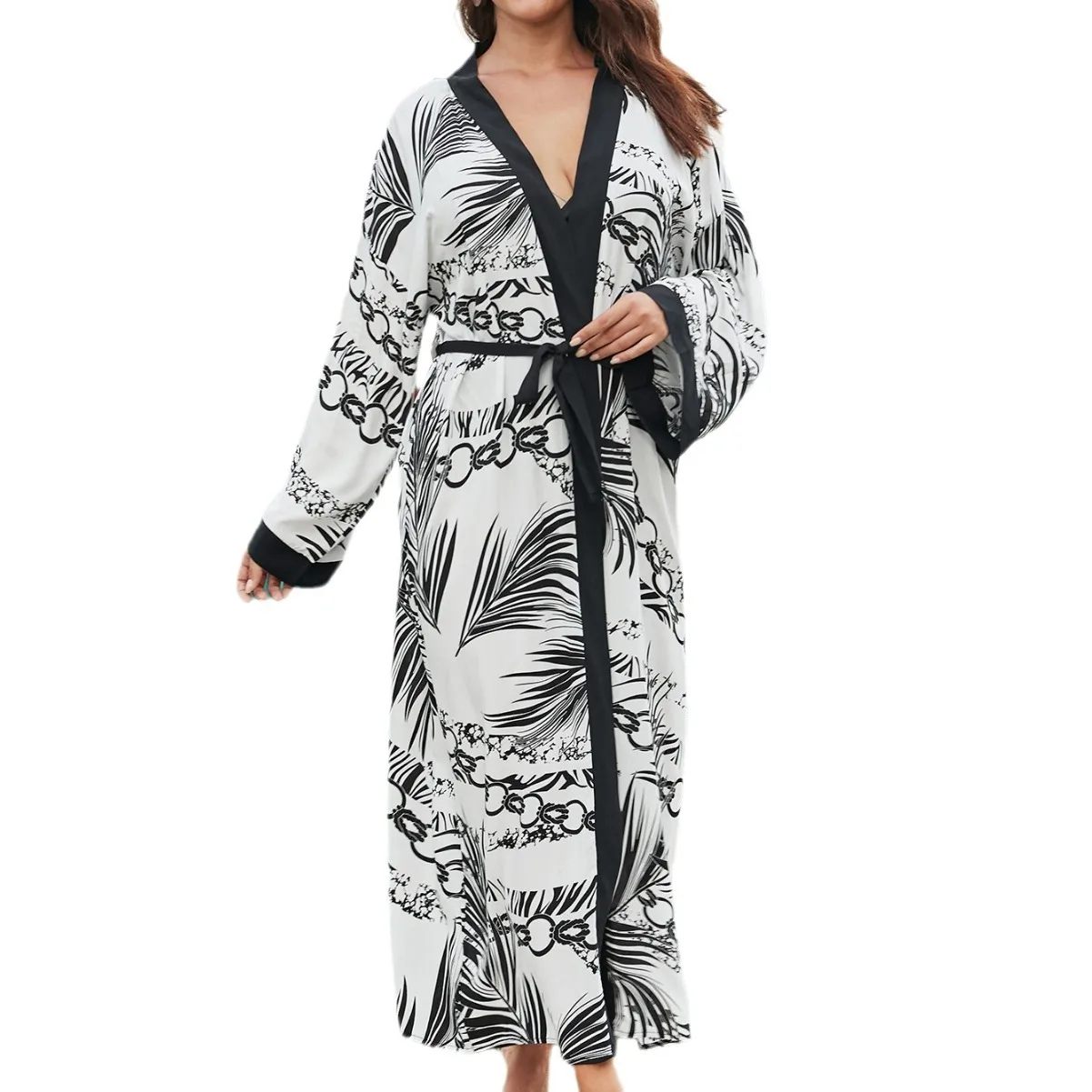 Bathing Suit Cover Ups Outlet Cape Beach Swimsuit Up Women Bath Beachwear  2024 Tie Dye Black Edge Smock Sexy Cardigan Holiday, Beyondshoping